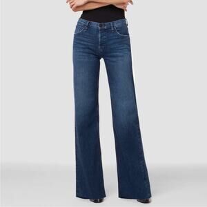 Hudson Denim Rosie High Rise Wide Leg Jeans in North Fork Wash Waist 31